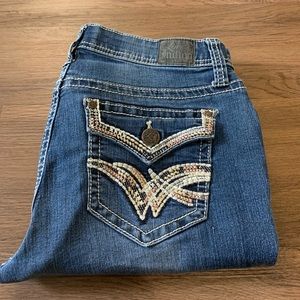 love Indigo, bootcut jeans